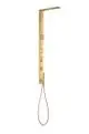 AXOR-HG-AXOR-ShowerComposition-Duschpaneel-mit-Thermostat-Kopfbrause-110-220-1jet-und-Schulterbrause-Brushed-Brass-12595950 gallery number 1